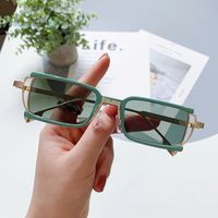 Simple Style Geometric Ac Square Full Frame Glasses sku image 3