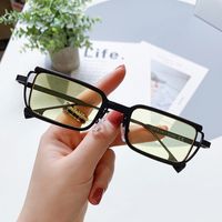 Simple Style Geometric Ac Square Full Frame Glasses sku image 2