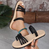 Women's Casual Solid Color Open Toe Beach Sandals main image 4