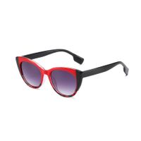 IG Style Elegant Simple Style Gradient Color Pc Cat Eye Full Frame Women's Sunglasses sku image 3