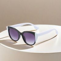 IG-Stil Elegant Einfacher Stil Farbverlauf Pc Katzenauge Vollbild Sonnenbrille Der Frauen main image 3