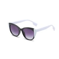 IG Style Elegant Simple Style Gradient Color Pc Cat Eye Full Frame Women's Sunglasses sku image 2