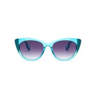 IG-Stil Elegant Einfacher Stil Farbverlauf Pc Katzenauge Vollbild Sonnenbrille Der Frauen main image 7