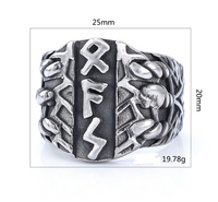 Hip-Hop Streetwear Geometric 304 Stainless Steel Men's Rings main image 2
