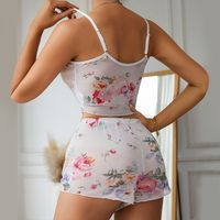 Women's Elegant Sexy Printing Shorts Sets Home Sleeping Sexy Lingerie main image 4