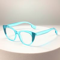 IG Style Casual Simple Style Color Block Pc Cat Eye Full Frame Optical Glasses main image 1