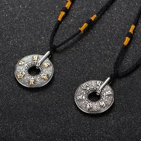 Hip-Hop Retro Cartoon 304 Stainless Steel Plating 18K Gold Plated Men's Pendant Necklace main image 1