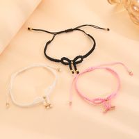 Wholesale Jewelry Sweet Simple Style Bow Knot Cloth Bracelets main image 3
