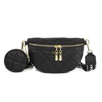 Women's Elegant Solid Color Pu Leather Waist Bags main image 4