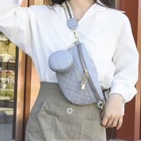 Women's Elegant Solid Color Pu Leather Waist Bags main image 1