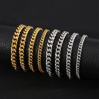 Simple Style Solid Color 316 Stainless Steel  Plating Unisex Bracelets main image 1