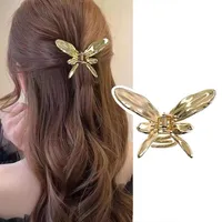 Women's Cute Butterfly Metal Plating Hair Claws sku image 1