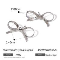 Simple Style Classic Style Bow Knot 304 Stainless Steel Bowknot Titanium Steel 18K Gold Plated Women's Anklet sku image 2