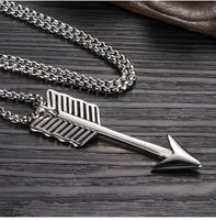 Hip-Hop Retro Feather 304 Stainless Steel Plating 18K Gold Plated Men's Pendant Necklace main image 3