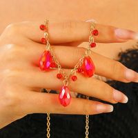 Elegant Tropical Water Droplets Alloy Patchwork Women's Necklace main image 2