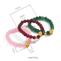 Wholesale Jewelry Simple Style Classic Style Round Glass Glass Beaded Bracelets main image 7