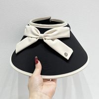Women's Sweet Bow Knot Bowknot Big Eaves Topless Hat main image 1