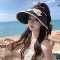 Women's Sweet Bow Knot Bowknot Big Eaves Topless Hat main image 3