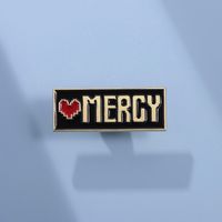 Simple Style Classic Style Letter Zinc Alloy Plating Unisex Brooches main image 1