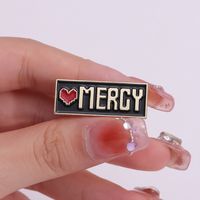 Simple Style Classic Style Letter Zinc Alloy Plating Unisex Brooches main image 2