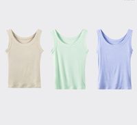 Women's Vest Tank Tops Simple Style Solid Color main image 6