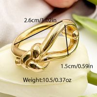 Fashion Knot Stainless Steel Plating Hollow Out Rings 1 Piece sku image 6
