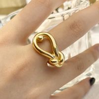 Fashion Knot Stainless Steel Plating Hollow Out Rings 1 Piece main image 1