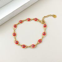 Funny Modern Style Simple Style Eye 304 Stainless Steel Gold Plated Bracelets In Bulk main image 5