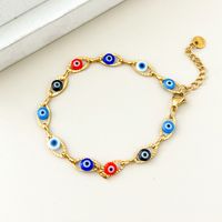 Funny Modern Style Simple Style Eye 304 Stainless Steel Gold Plated Bracelets In Bulk sku image 8