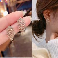 1 Pair Fashion Letter Square Heart Shape Inlay Imitation Pearl Alloy Artificial Gemstones Earrings sku image 58