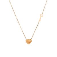 Simple Style Classic Style Heart Shape Titanium Steel Plating Gold Plated Women's Pendant Necklace main image 6