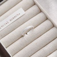 Sterling Silver IG Style Casual Plating Solid Color Open Rings main image 3