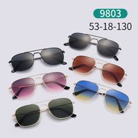 Retro Simple Style Solid Color Pc Square Full Frame Glasses main image 3