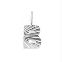 1 Piece 10mm 304 Stainless Steel Letter Polished Pendant sku image 2