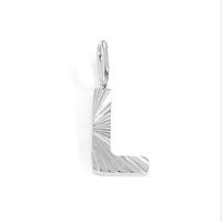 1 Piece 10mm 304 Stainless Steel Letter Polished Pendant sku image 9