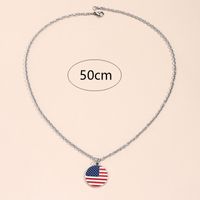 IG Style Modern Style Geometric American Flag 304 Stainless Steel Alloy Independence Day American National Day Unisex Pendant Necklace main image 2