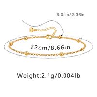 Hawaiian Vacation Simple Style Infinity Butterfly Copper Plating Women's Anklet sku image 1