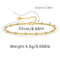 Hawaiian Vacation Simple Style Infinity Butterfly Copper Plating Women's Anklet sku image 6