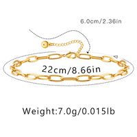 Hawaiian Vacation Simple Style Infinity Butterfly Copper Plating Women's Anklet sku image 13
