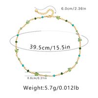 Wholesale Lady Ethnic Style Classic Style Butterfly Copper Plating Inlay 18K Gold Plated Gravel Necklace sku image 2