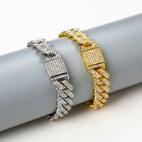Basic Classic Style Cool Style Printing Geometric Rhinestones Alloy Wholesale Bracelets Necklace main image 4