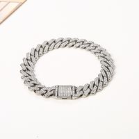 Basic Classic Style Cool Style Printing Geometric Rhinestones Alloy Wholesale Bracelets Necklace sku image 1