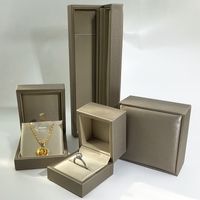 Simple Style Solid Color Pu Leather Jewelry Boxes sku image 16