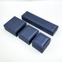 Simple Style Solid Color Pu Leather Jewelry Boxes sku image 5
