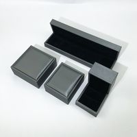 Simple Style Solid Color Pu Leather Jewelry Boxes sku image 10
