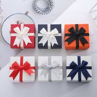 Simple Style Solid Color Paper Jewelry Boxes main image 1