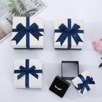 Simple Style Solid Color Paper Jewelry Boxes sku image 5
