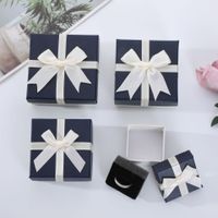 Simple Style Solid Color Paper Jewelry Boxes sku image 14
