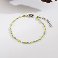 Basic Classic Style Commute Color Block 304 Stainless Steel 18K Gold Plated Bracelets In Bulk sku image 6