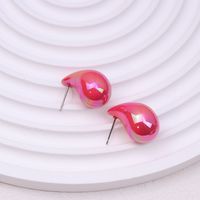 1 Pair Simple Style Classic Style Water Droplets Patchwork Arylic Ear Studs sku image 7